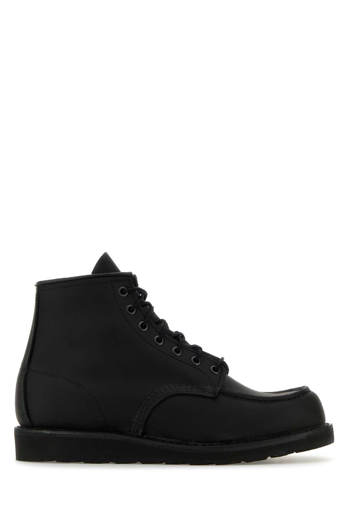 Red Wing Black Leather Lace-up Shoes