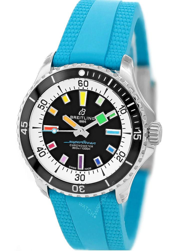 BREITLING Superocean Automatic 42MM Black Dial Men's Watch A17375211B2S1