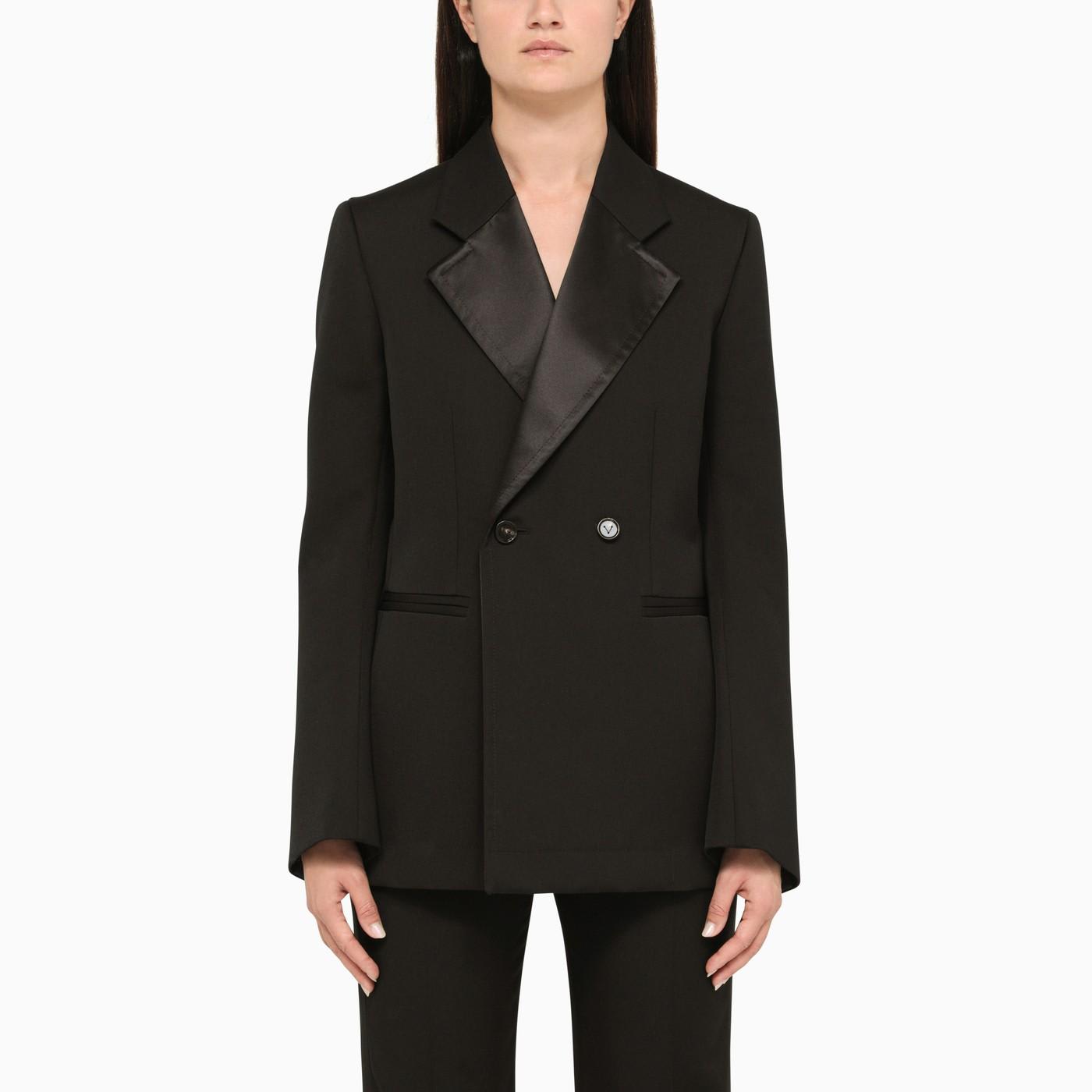 Bottega Veneta 黑色羊毛礼服西装外套