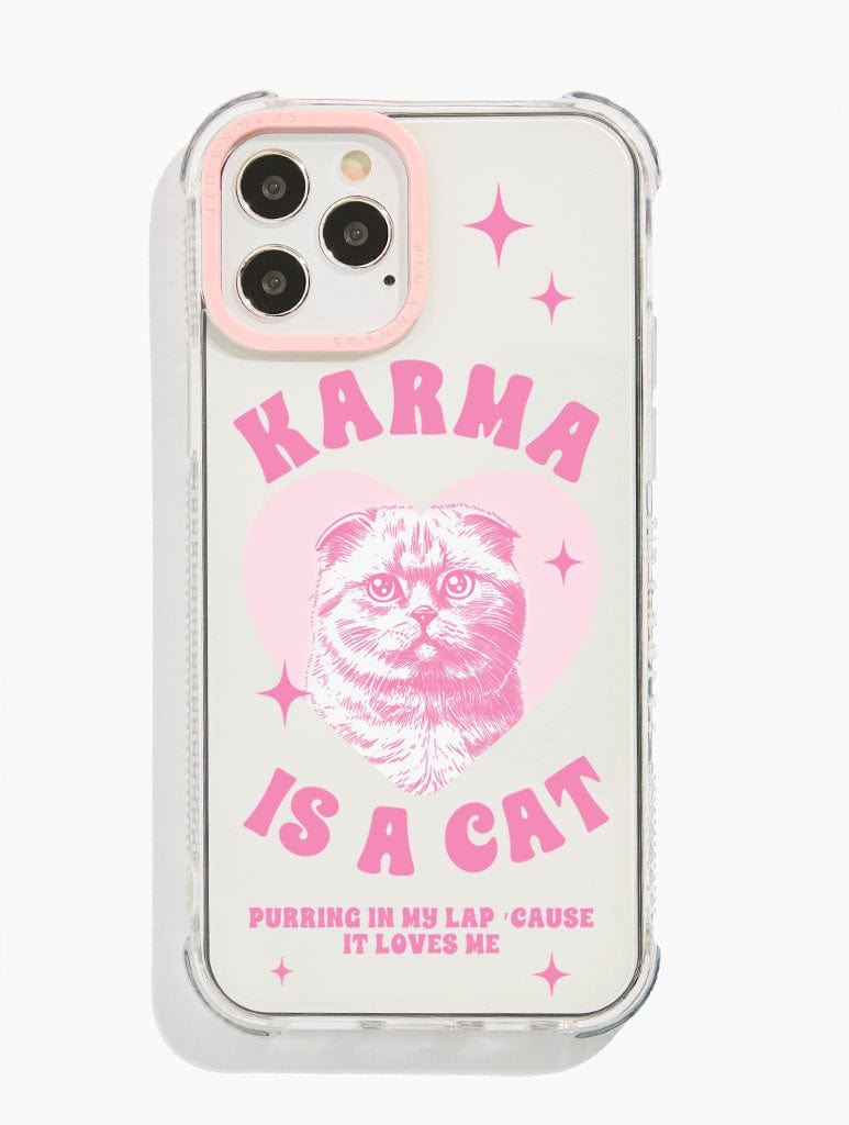 Karma Cat Shock i Phone Case, i Phone 16 Pro Max Case