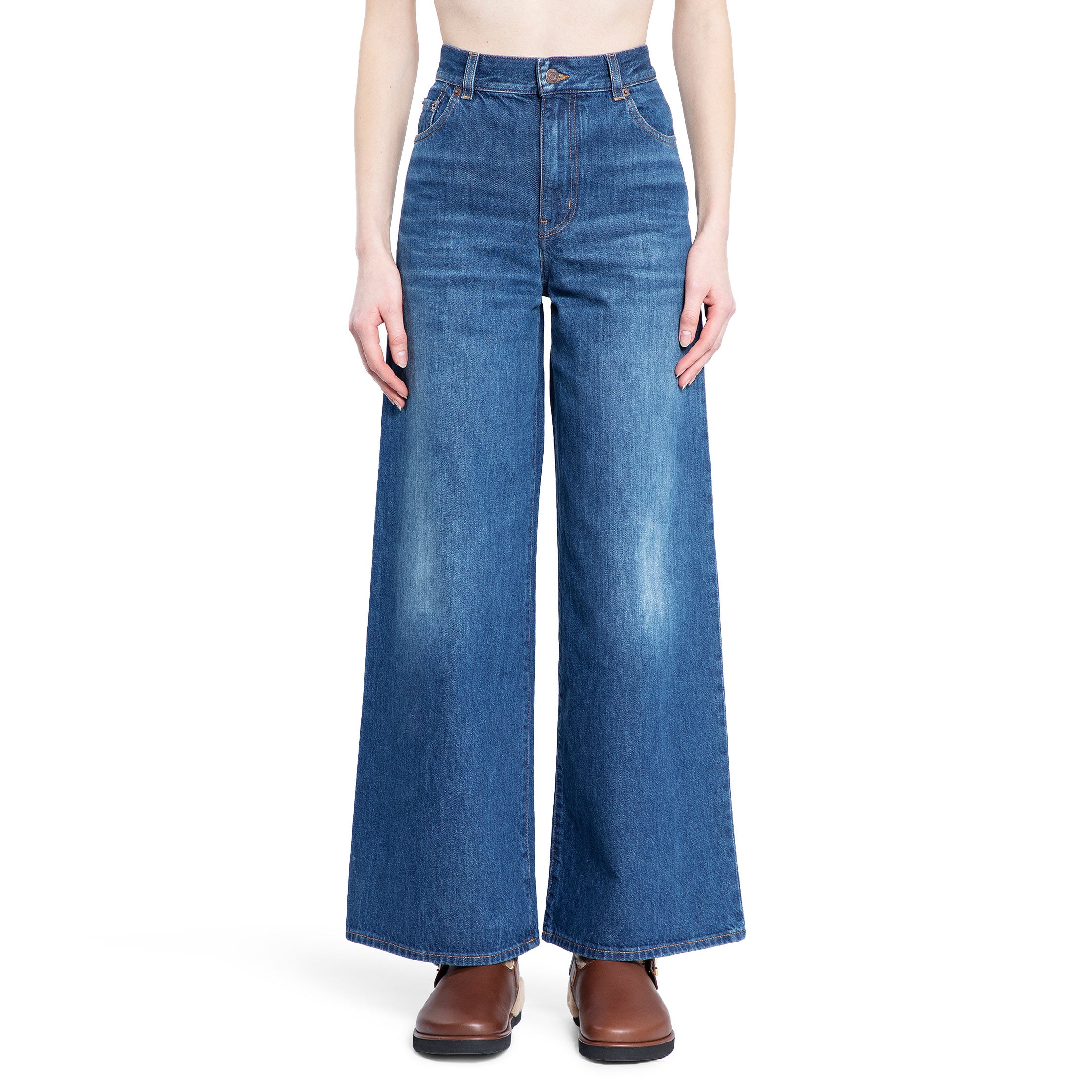 CHLOÉ WOMAN BLUE JEANS