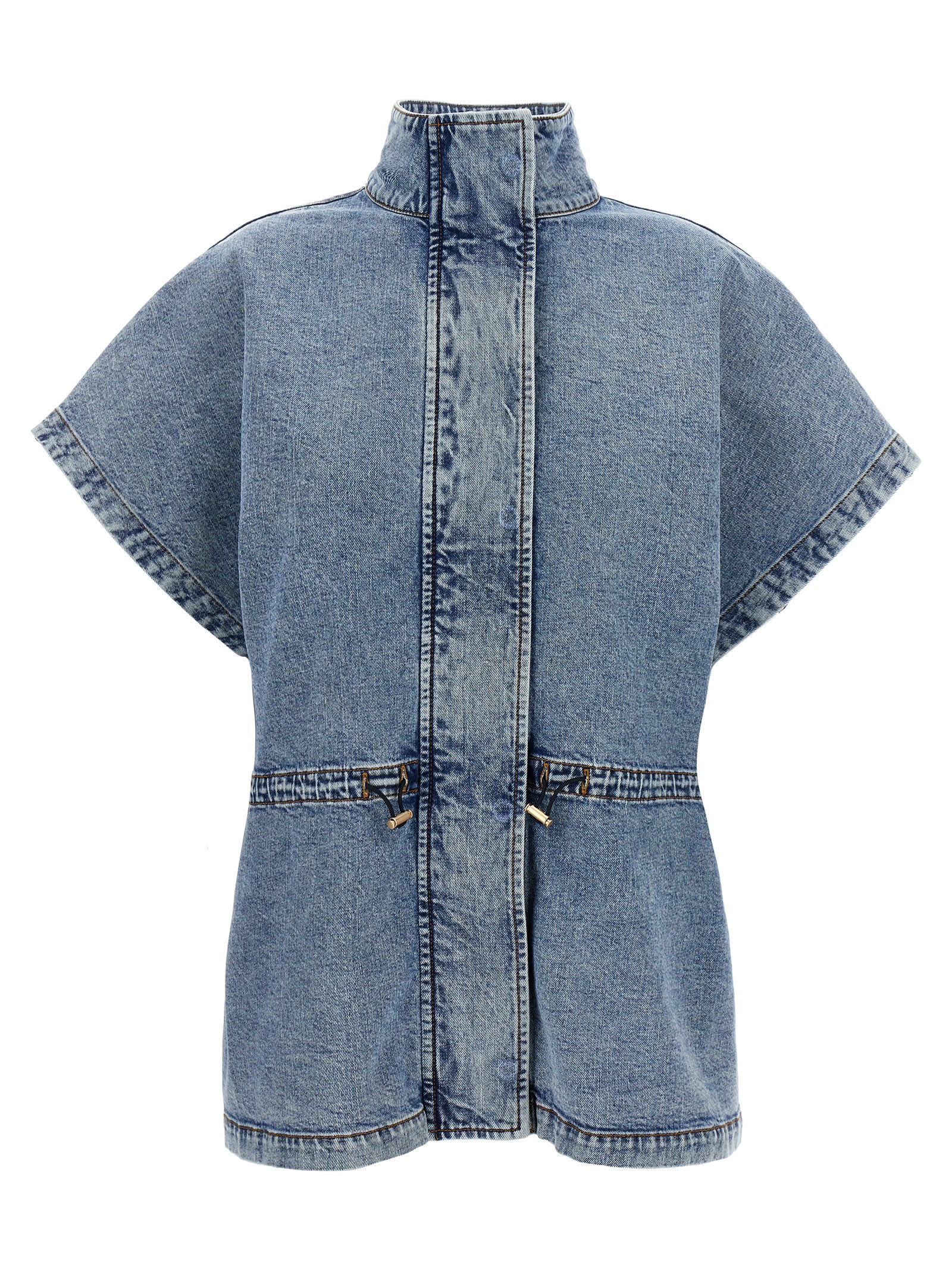 Fabiana Filippi Denim Cape