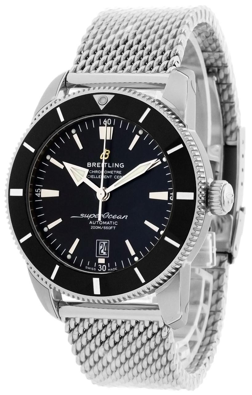 BREITLING Superocean Heritage II AUTO 46MM Volcano Black Men's Watch AB2020121B1A1