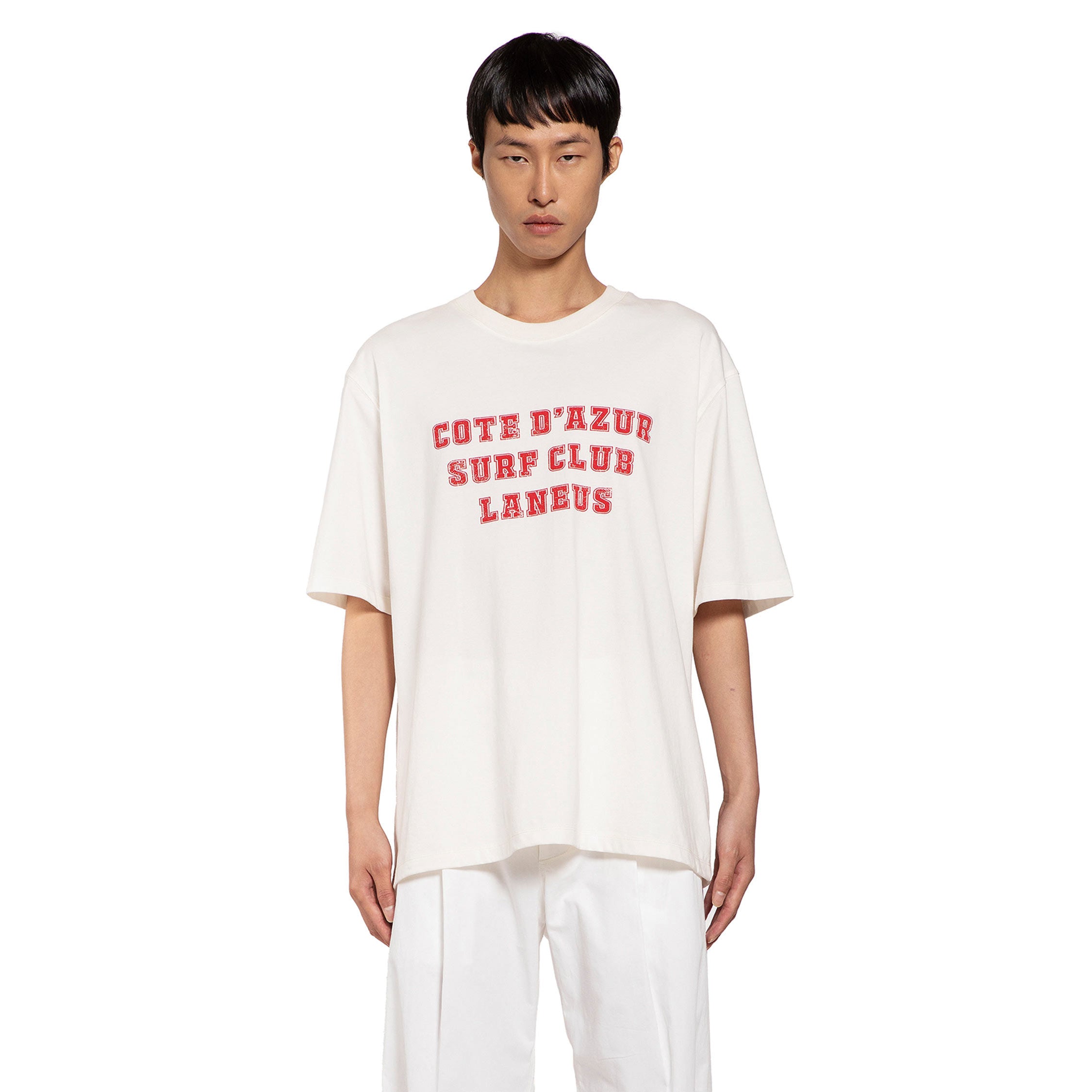 LANEUS MAN OFF-WHITE T-SHIRTS & TANK TOPS