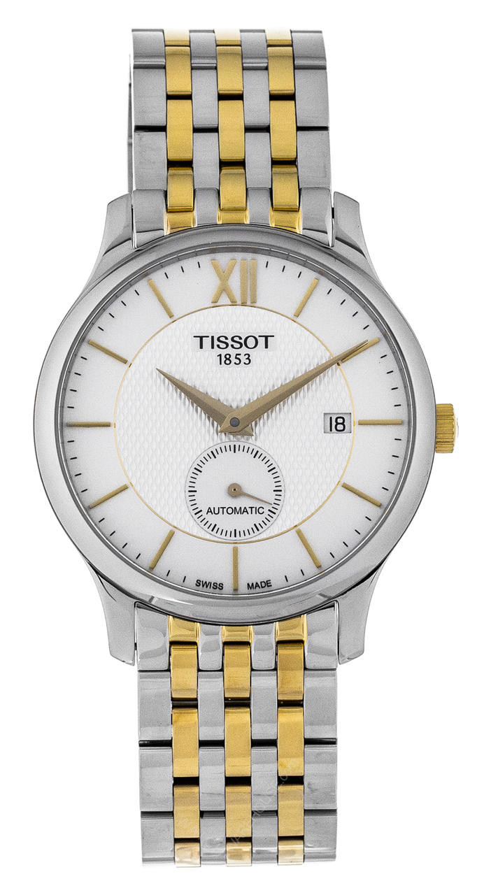 TISSOT Tradition Automatic SM Second 2Tone Men's Watch T063.428.22.038.00 / T0634282203800