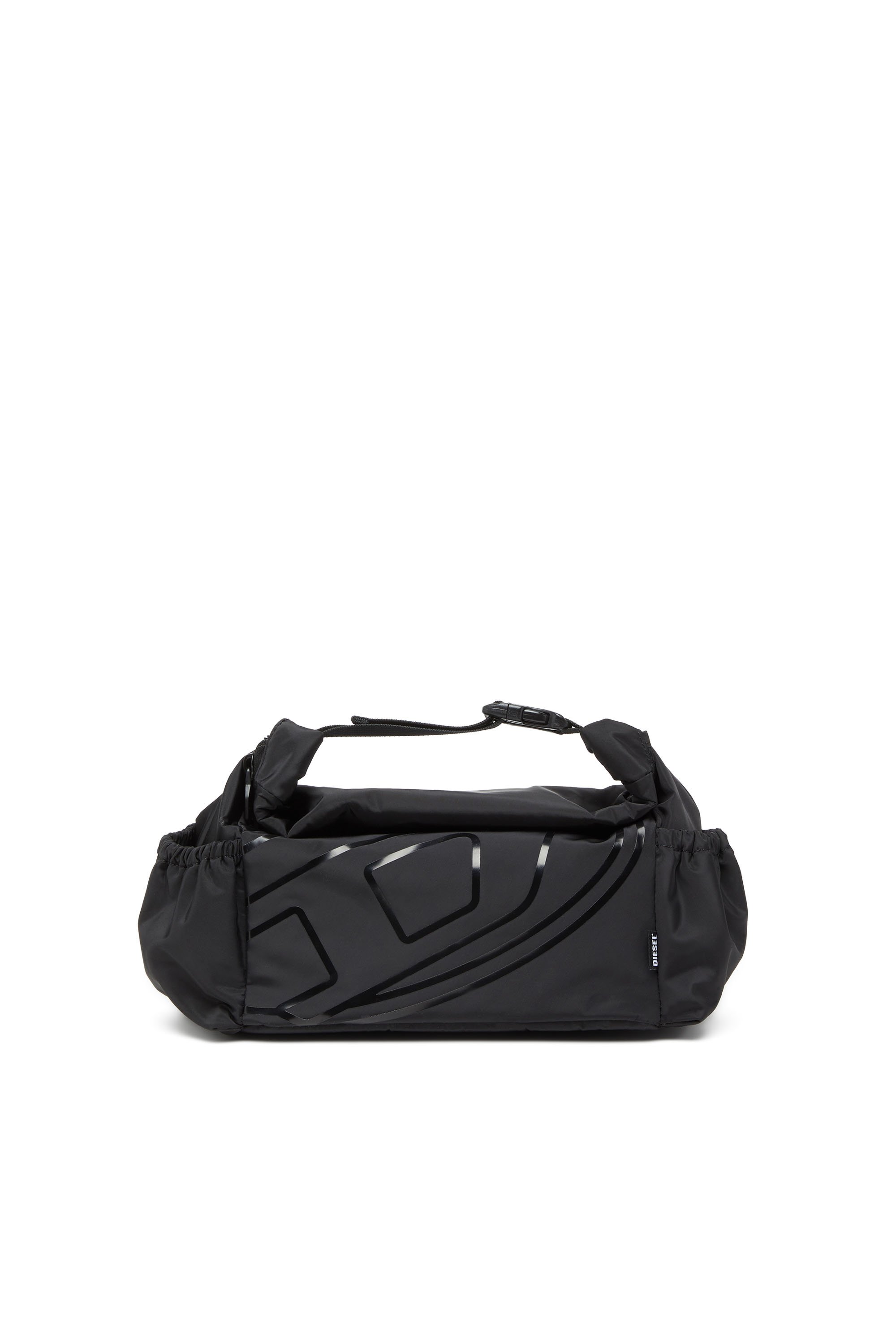 Diesel - Nylon wash bag with Oval D print - Handbags - Man - Black