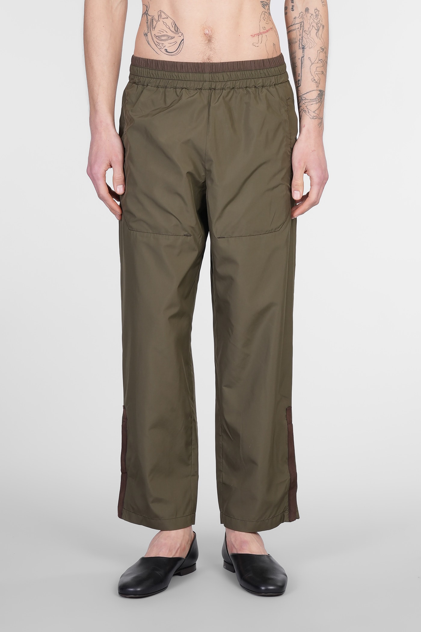 Ranra Seeds Pants In Green Polyester