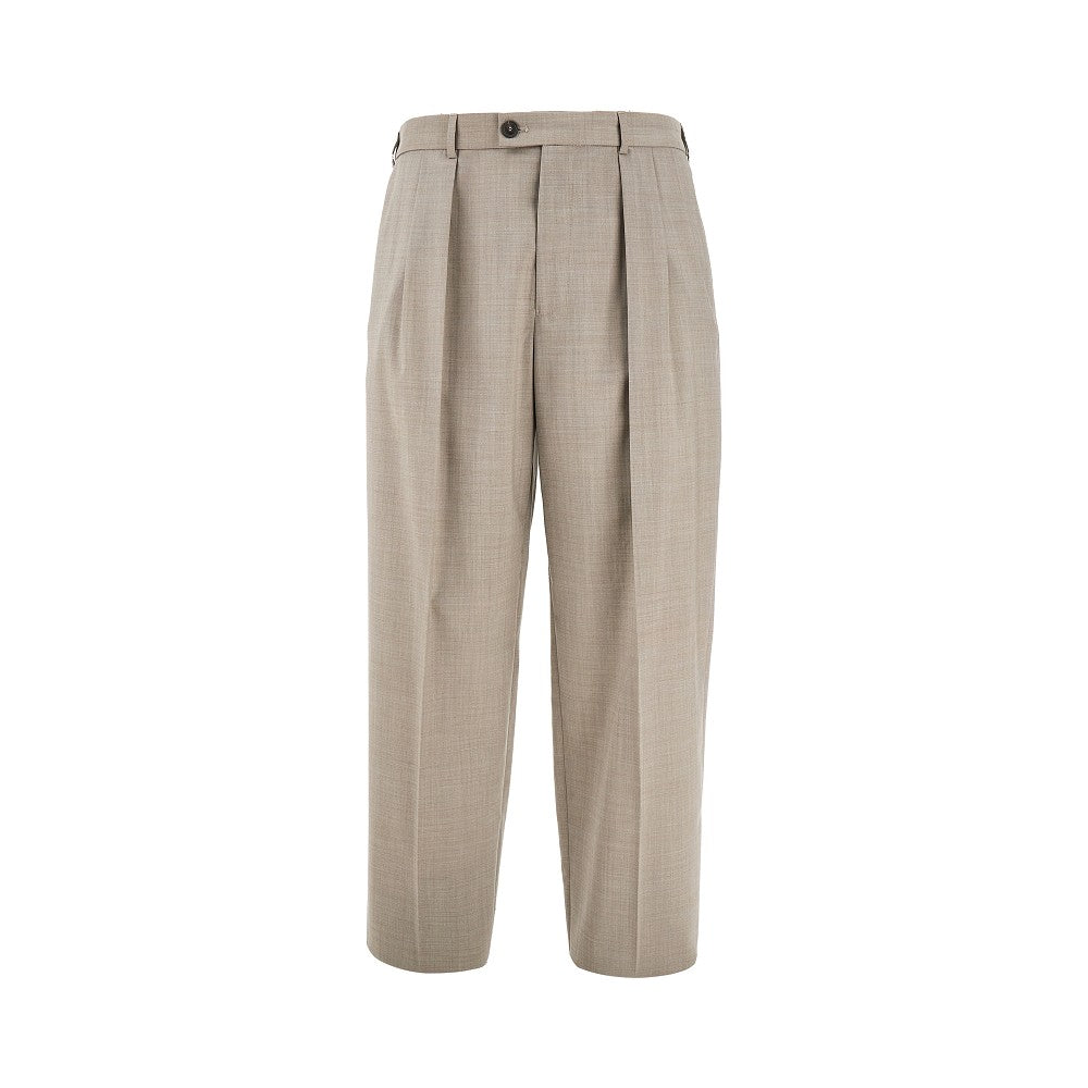 EMPORIO ARMANI Wool pants with darts Man