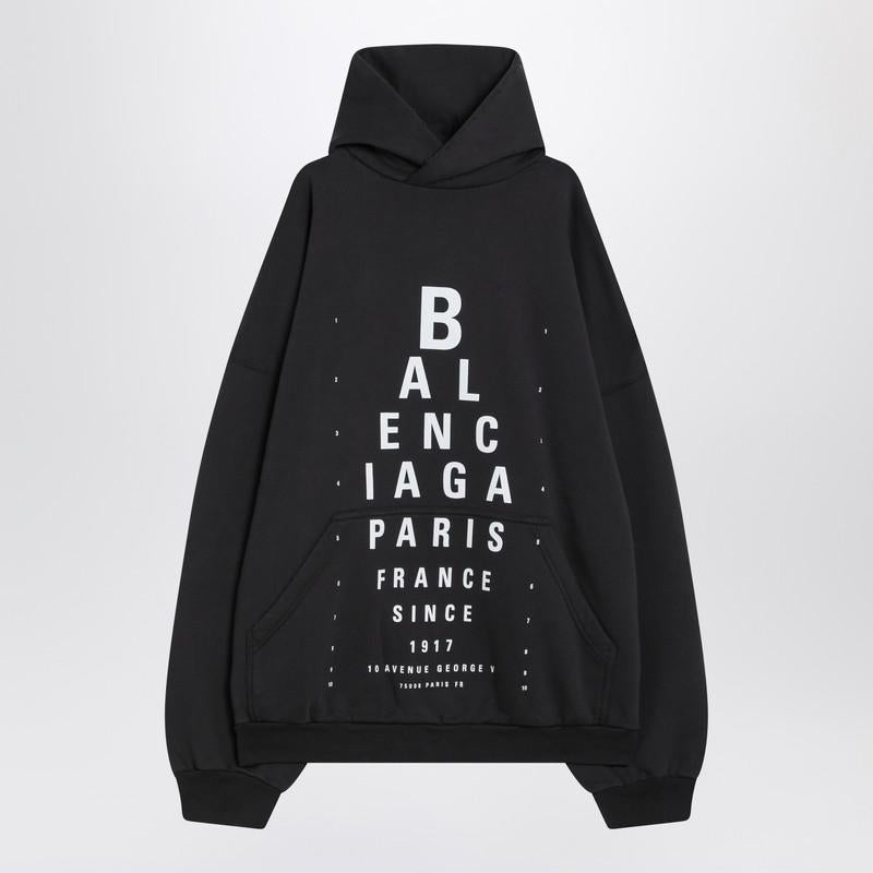 Balenciaga 光学水洗宽松连帽卫衣