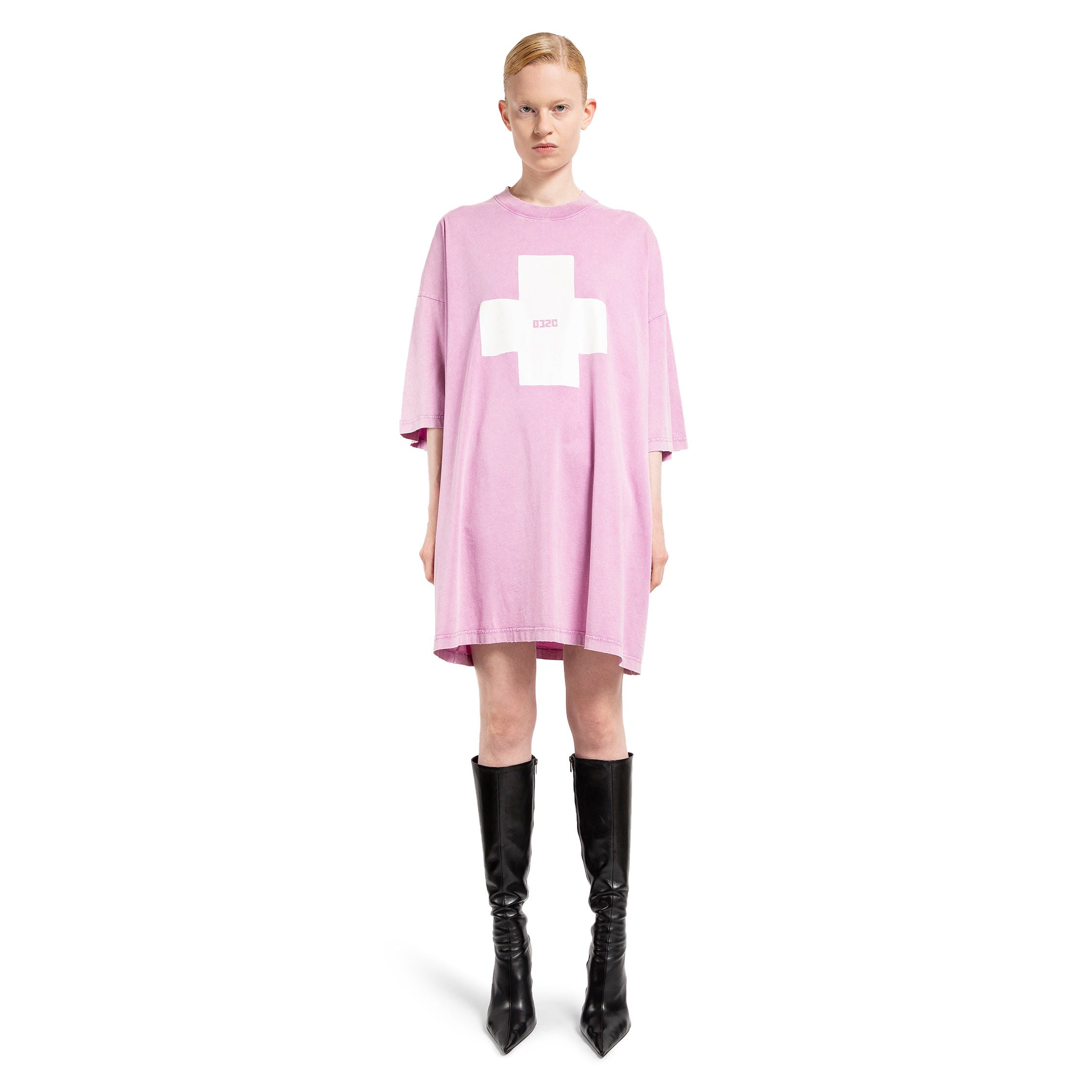 032C WOMAN PINK T-SHIRTS & TANK TOPS
