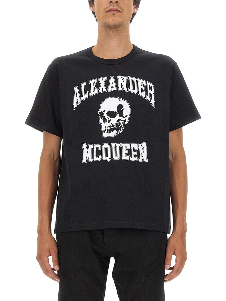 Alexander McQueen Skull Logo T-Shirt
