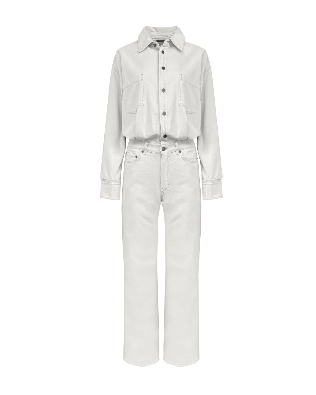 Tilda Ecru Denim Jumpsuit