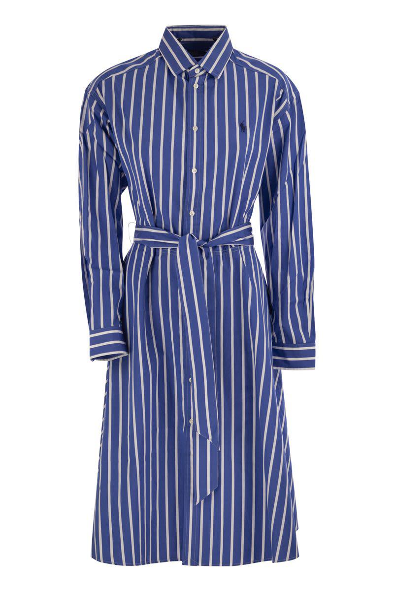 Polo Ralph Lauren Striped Chemisier With Belt