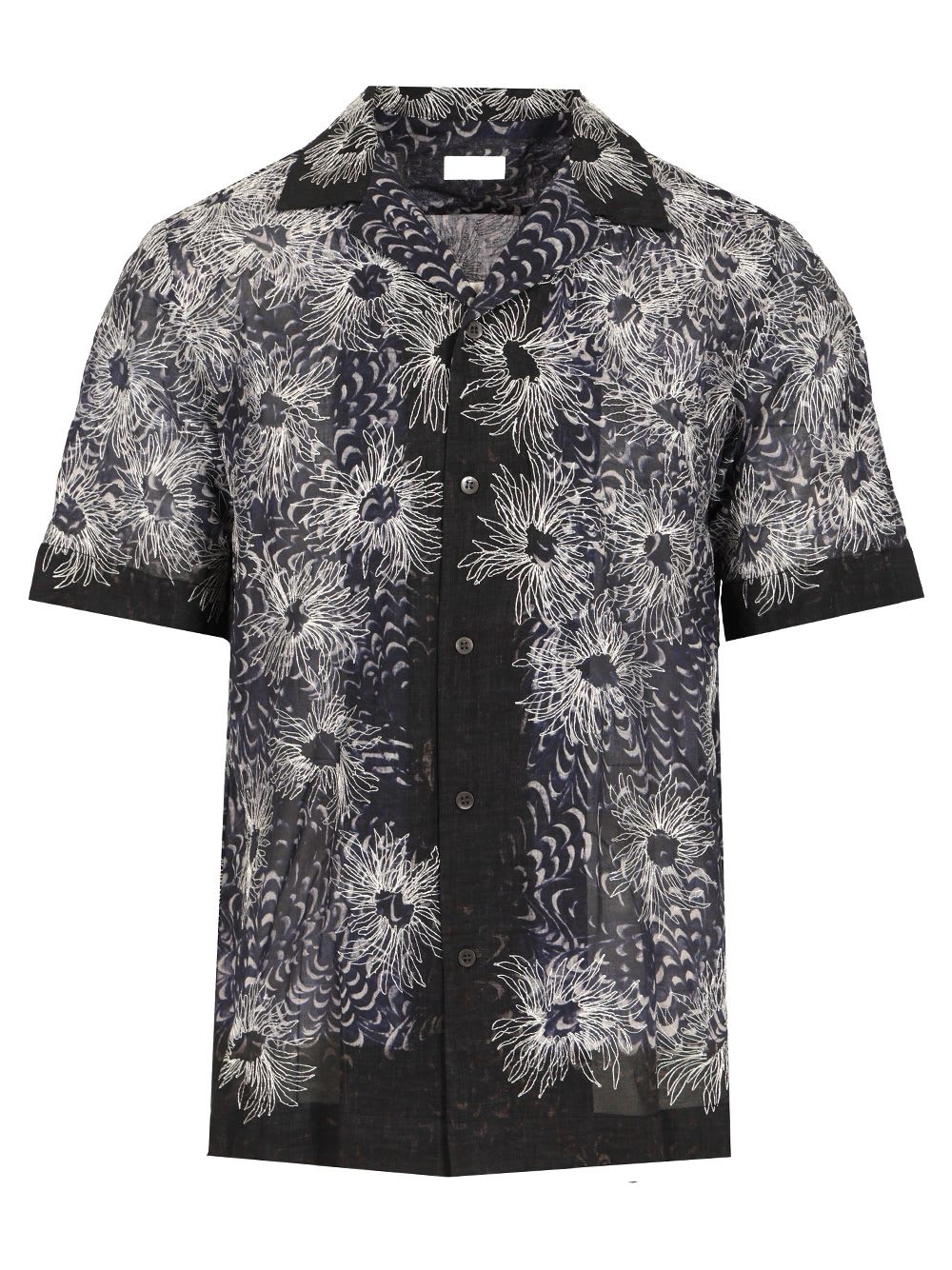 Dries Van Noten Short Sleeve Cotton Shirt