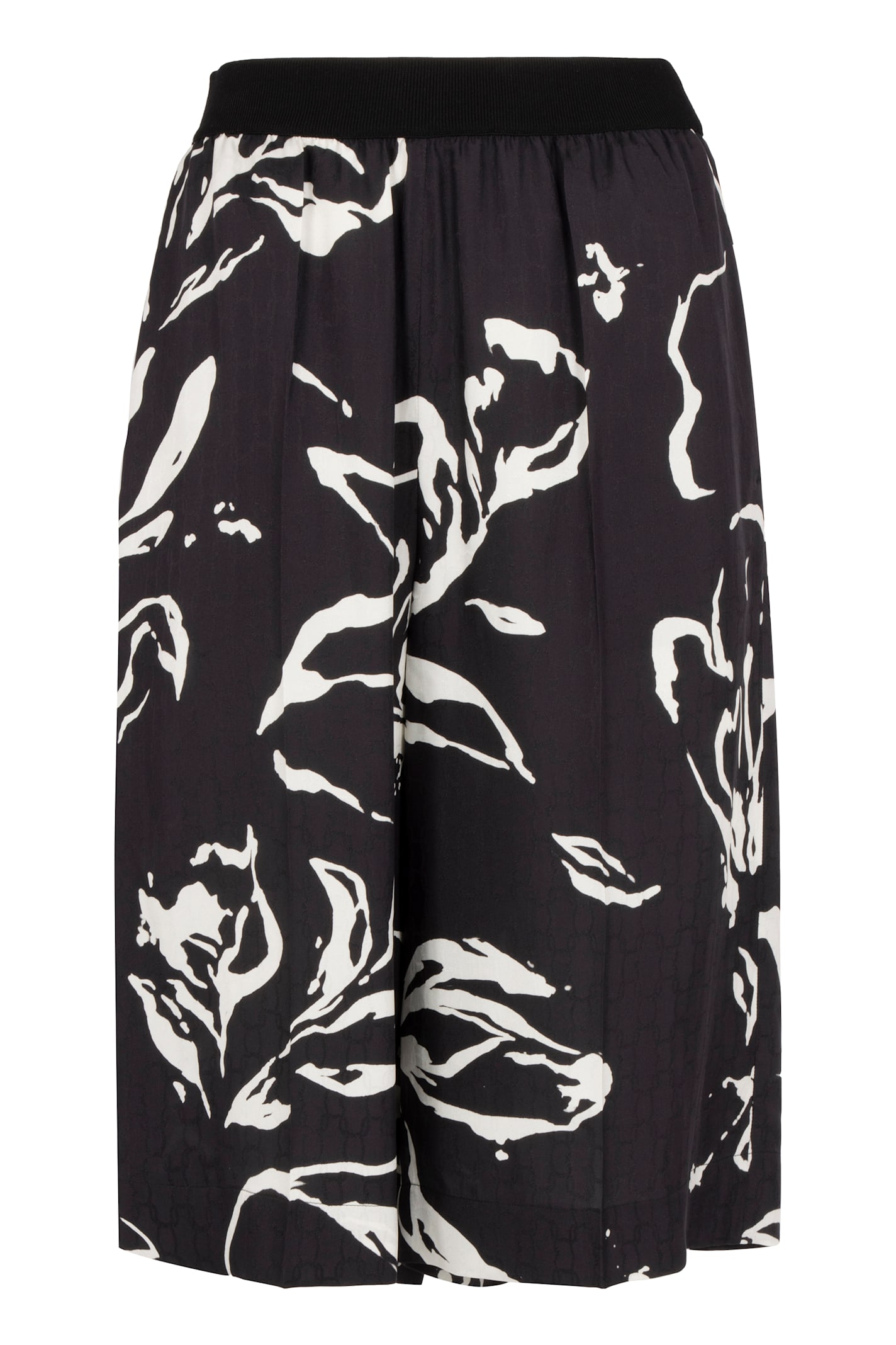 Agnona Floral Print Shorts