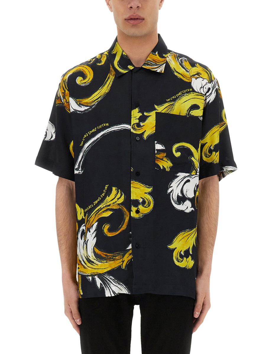 Versace Jeans Couture 巴洛克轮廓印花衬衫