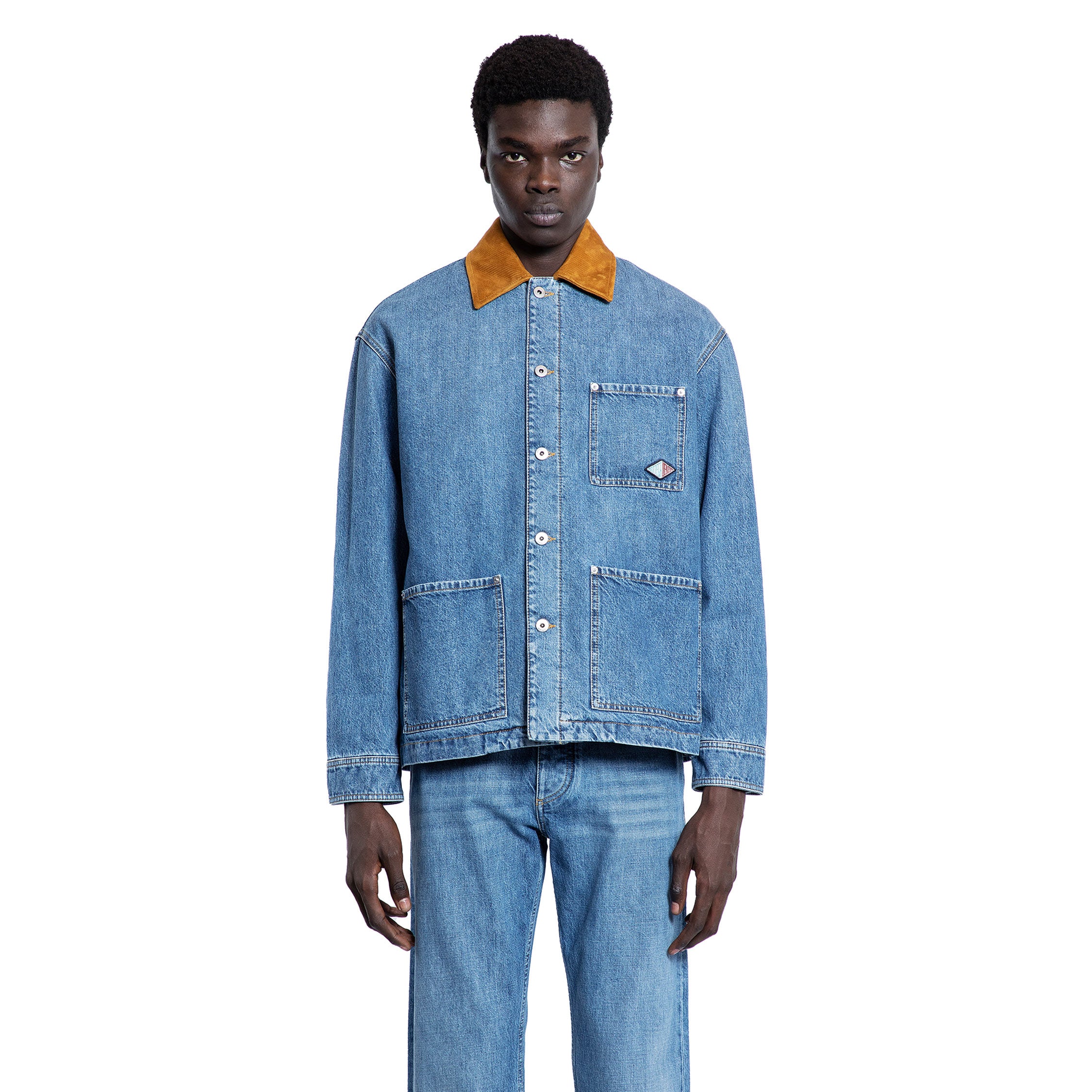 BOTTEGA VENETA MAN BLUE JACKETS