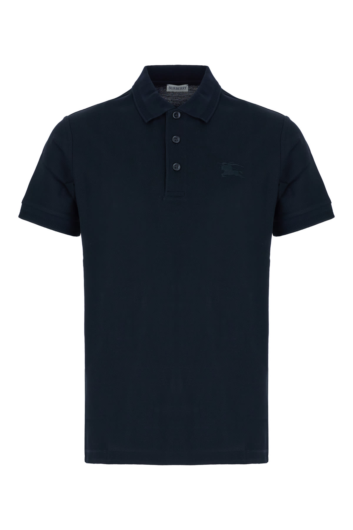 Burberry Navy Blue Piquet Polo Shirt