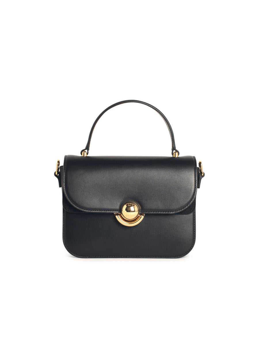 Furla 'Sfera' Mini Black Leather Crossbody Bag