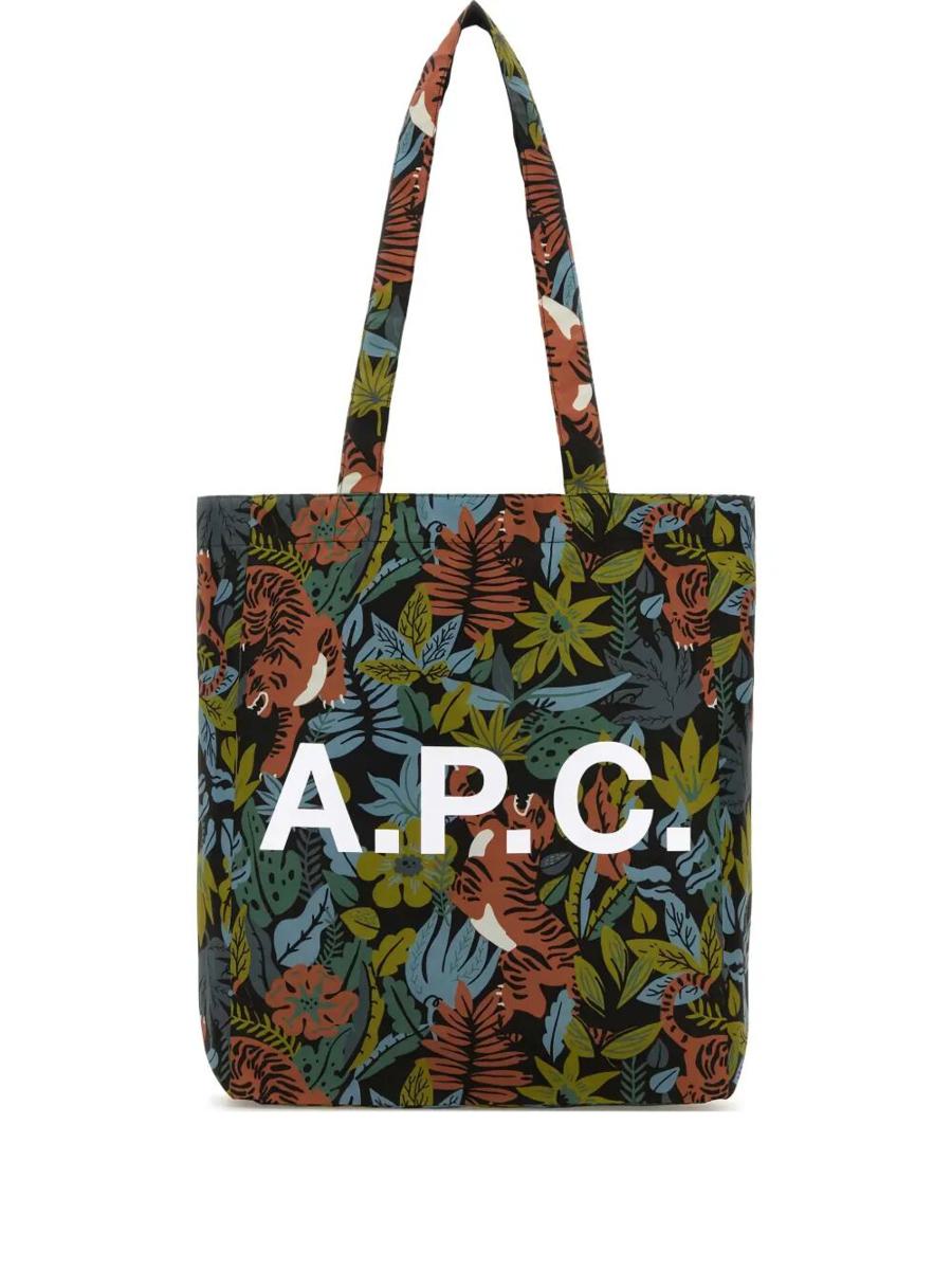 A. P.C. Lou Printed Reversible Tote Bags