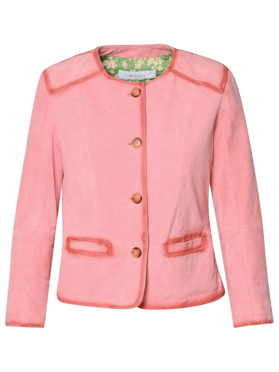 Bully Pink Leather Jacket