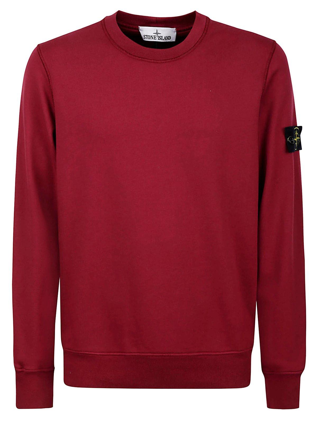 Stone Island Compass Patch Crewneck Sweatshirt