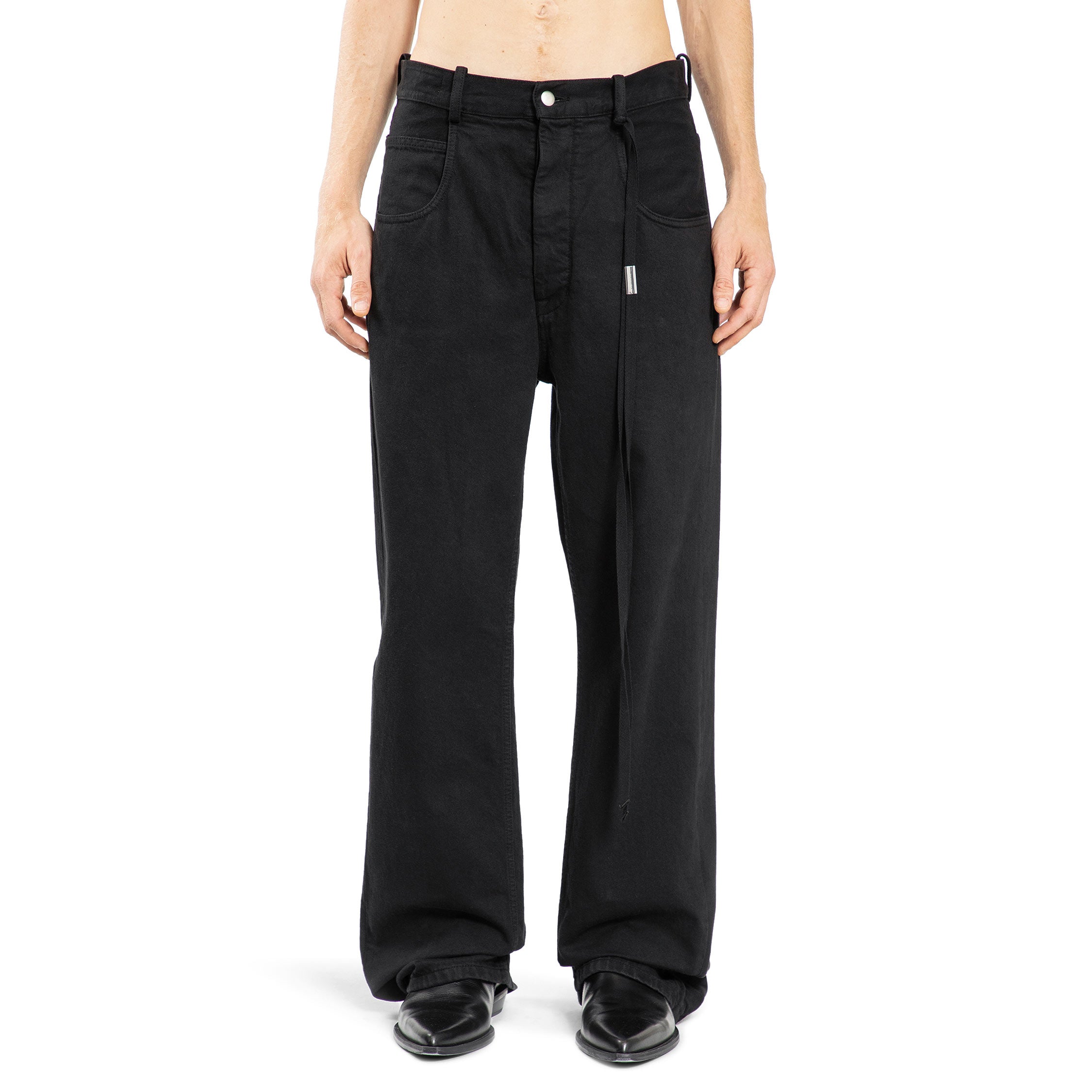 ANN DEMEULEMEESTER MAN BLACK JEANS