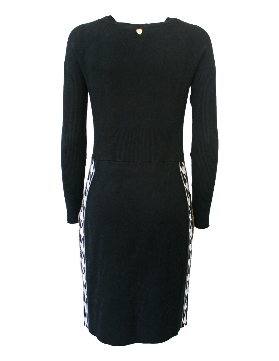 我的双胞胎双胞胎Abito a Tubo in Maglia Nero