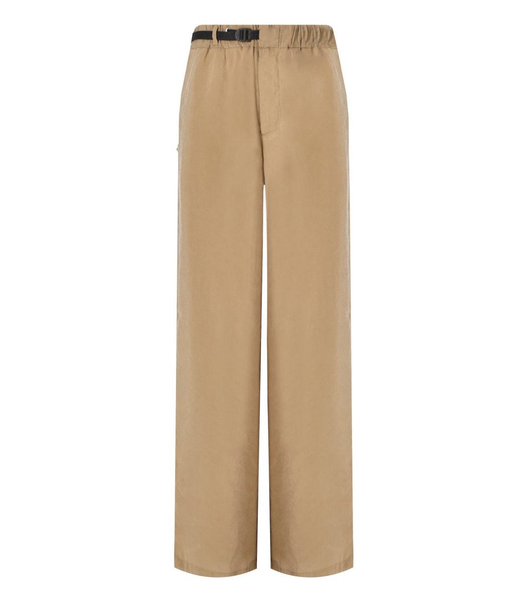 White Sand Shirley Beige Wide Leg Trousers