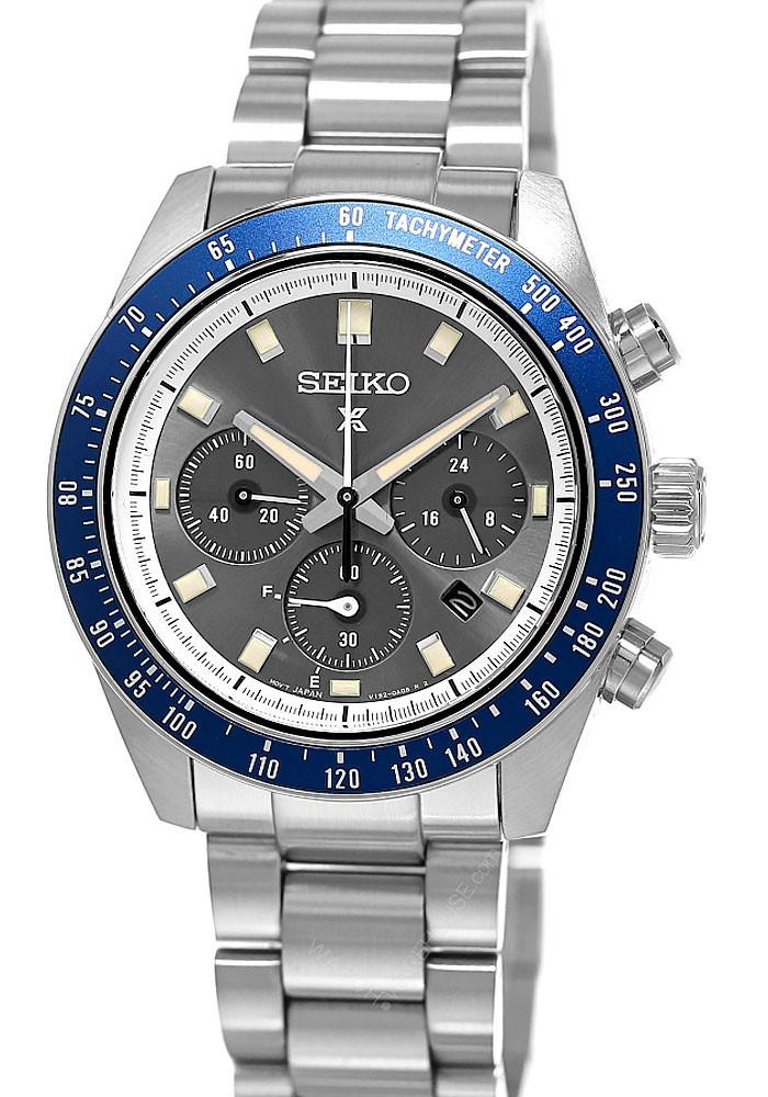 SEIKO Prospex Speedtimer Solar Chronograph 41.4MM Men's Watch SSC939