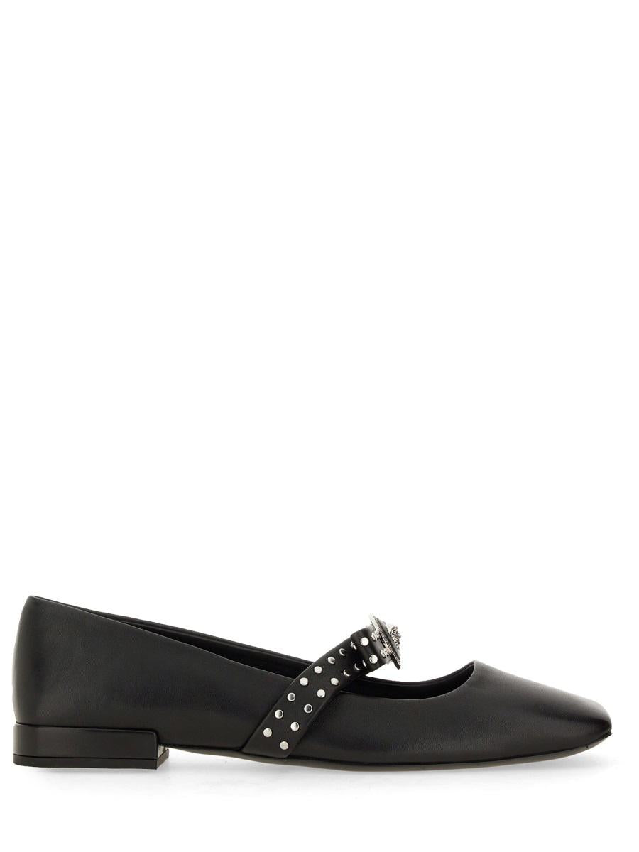 Versace Ballerina "Gianni" Ribbon With Studs