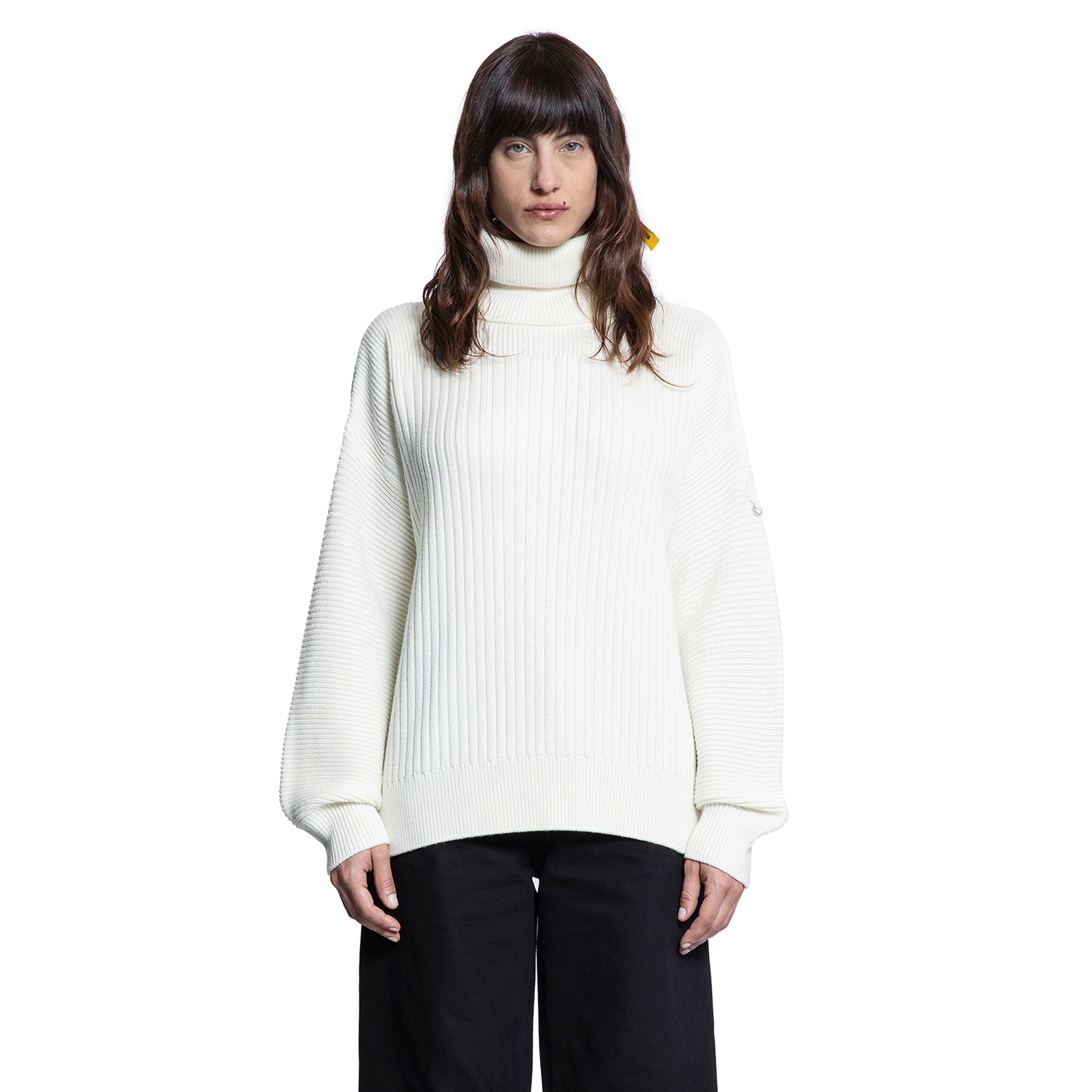 MONCLER GENIUS WOMAN WHITE KNITWEAR
