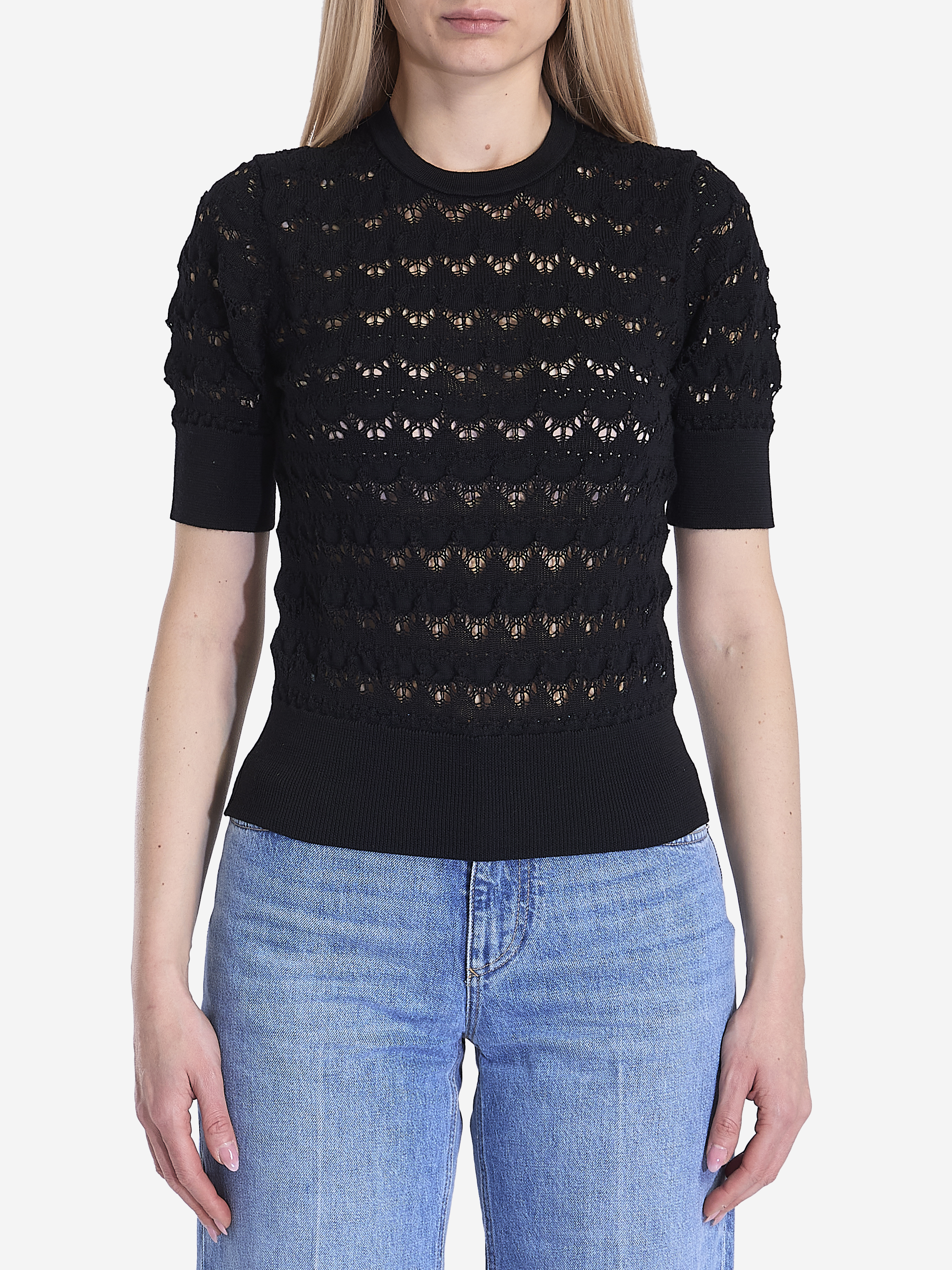 Crochet cropped tshirt