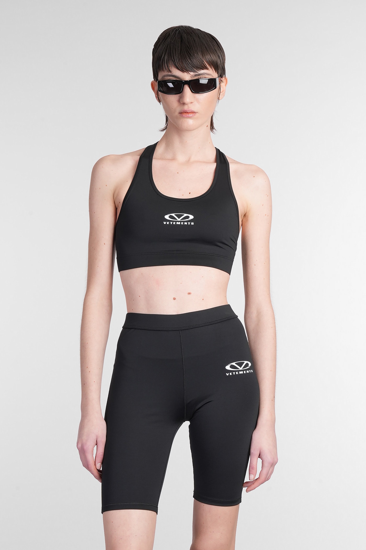 VETEMENTS Topwear In Black Polyamide