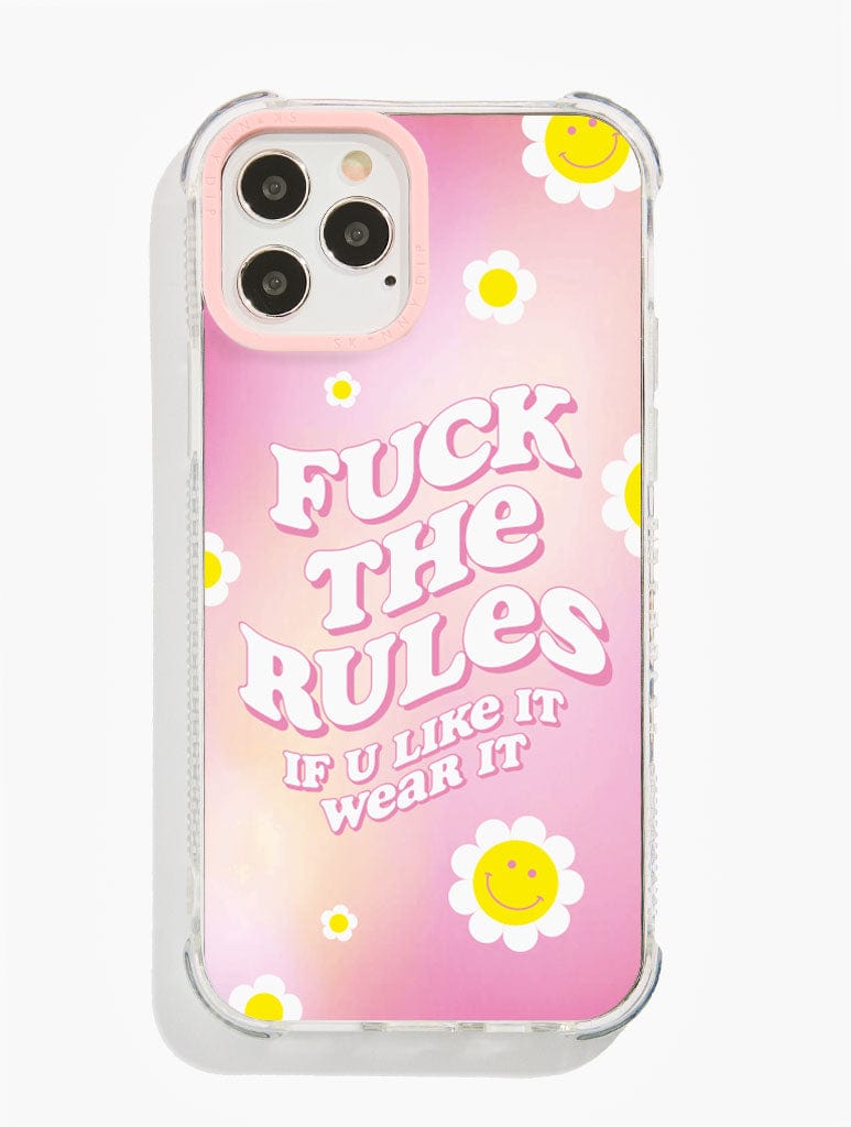 Big Fat Jenna Fuck The Rules Shock Case, i Phone 12 / 12 Pro Case