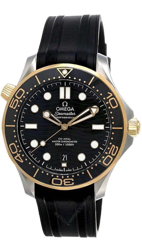 OMEGA Seamaster 42MM AUTO 18K Yellow Gold Men's Watch 210.22.42.20.01.001 / 21022422001001