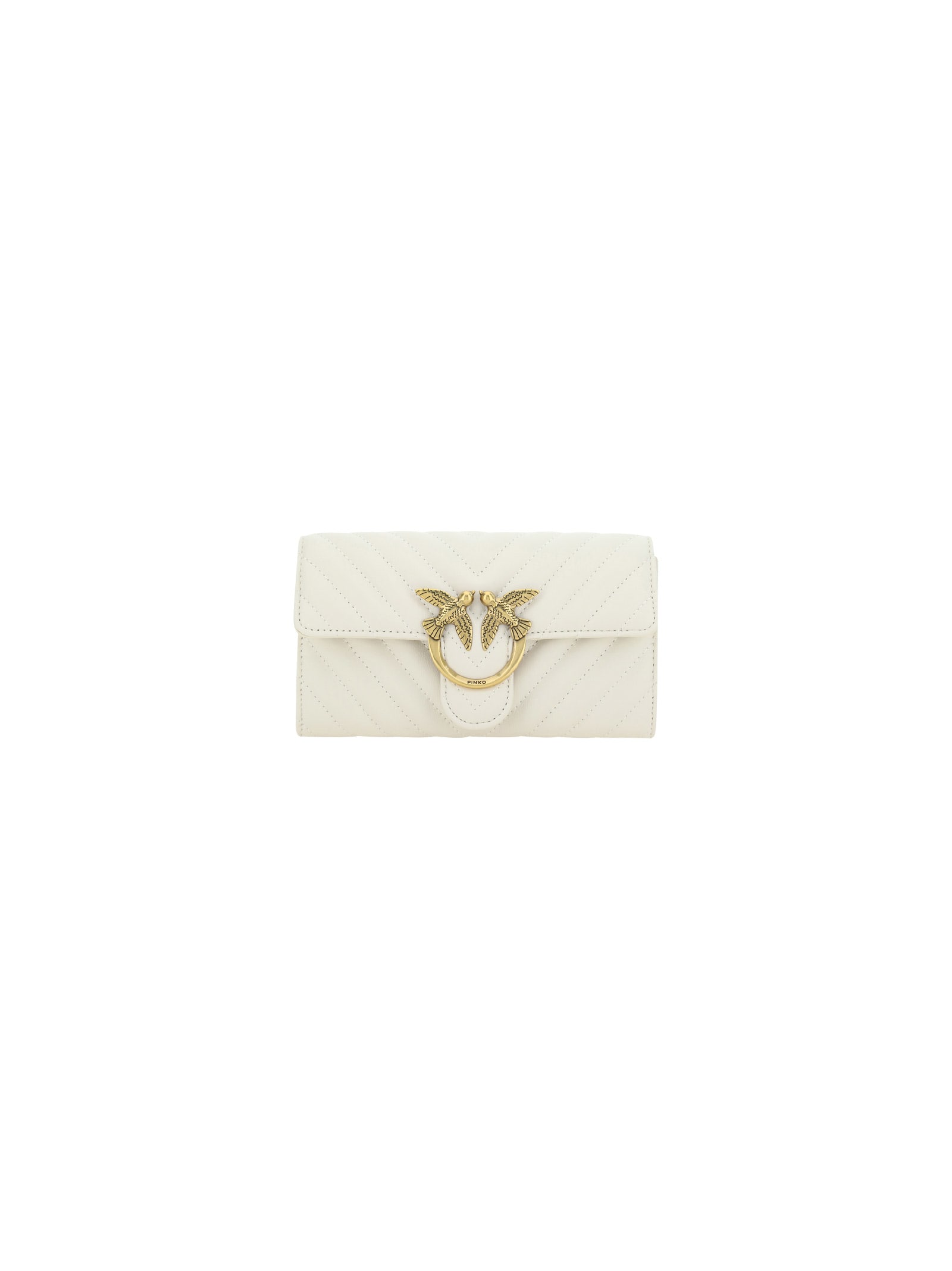 Pinko LOVE包 One Wallet V型条纹迷你包