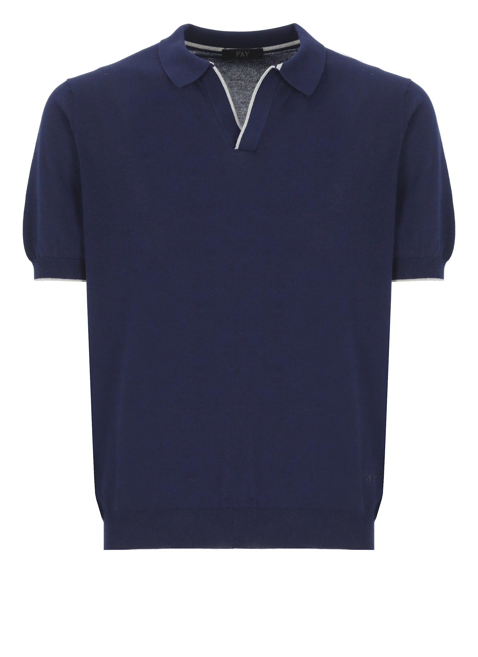 Fay Knitted Polo Shirt