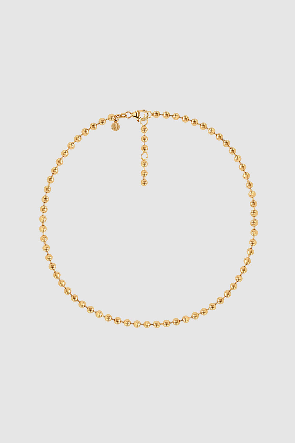 Beaded Necklace - 14k Gold One