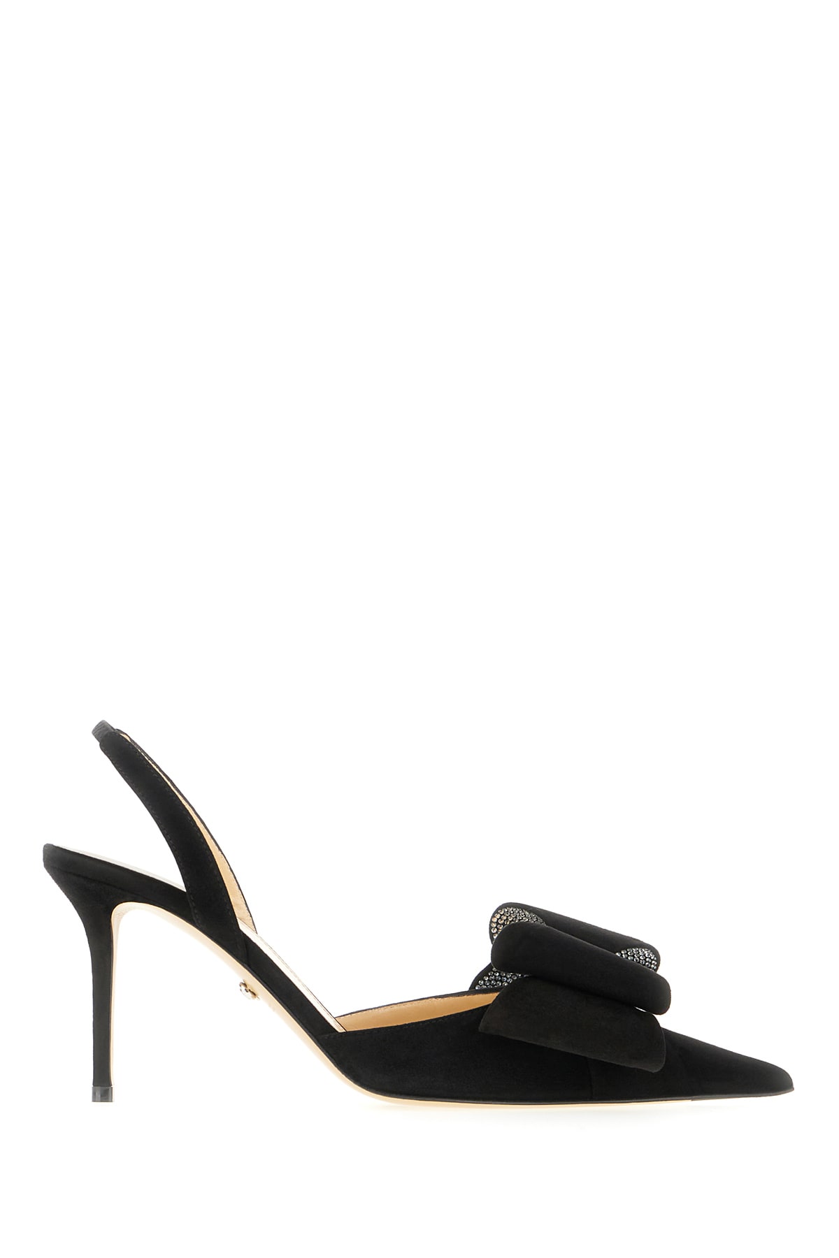 Mach & Mach Black Suede Le Cadeau泵