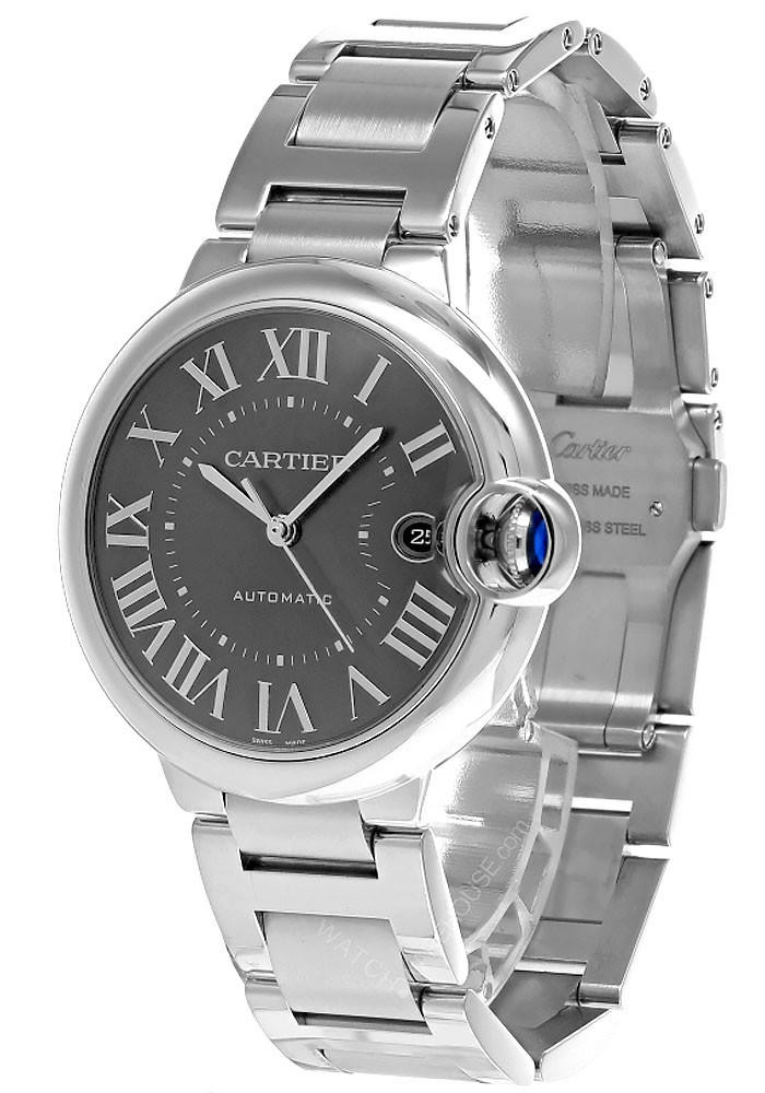 CARTIER Ballon Bleu de Cartier 40MM AUTO SS Grey Dial Men's Watch WSBB0060