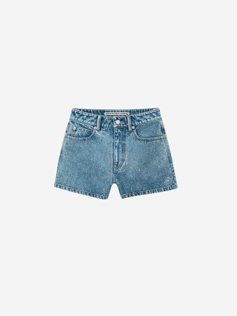 Alexander Wang 牛仔缀珠短裤
