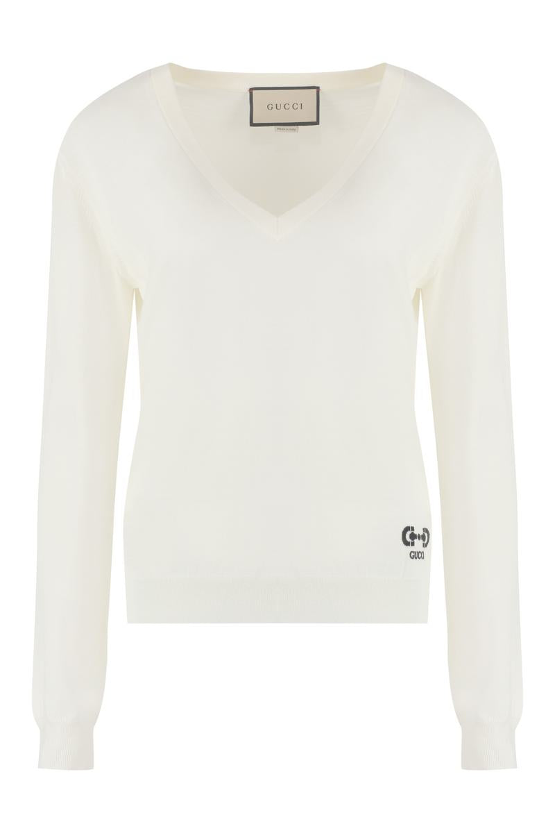 Gucci Wool Crew-Neck Sweater