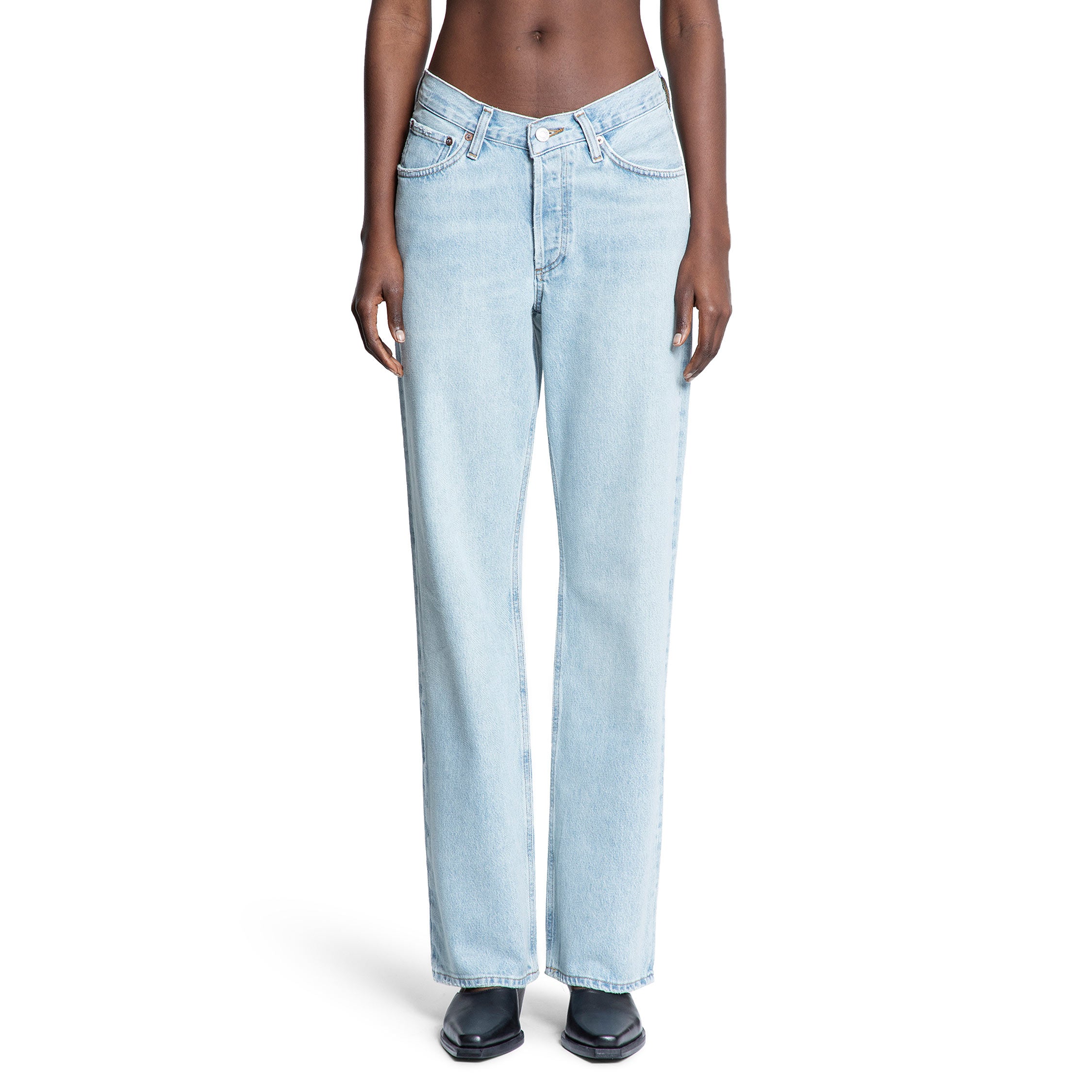 AGOLDE WOMAN BLUE JEANS