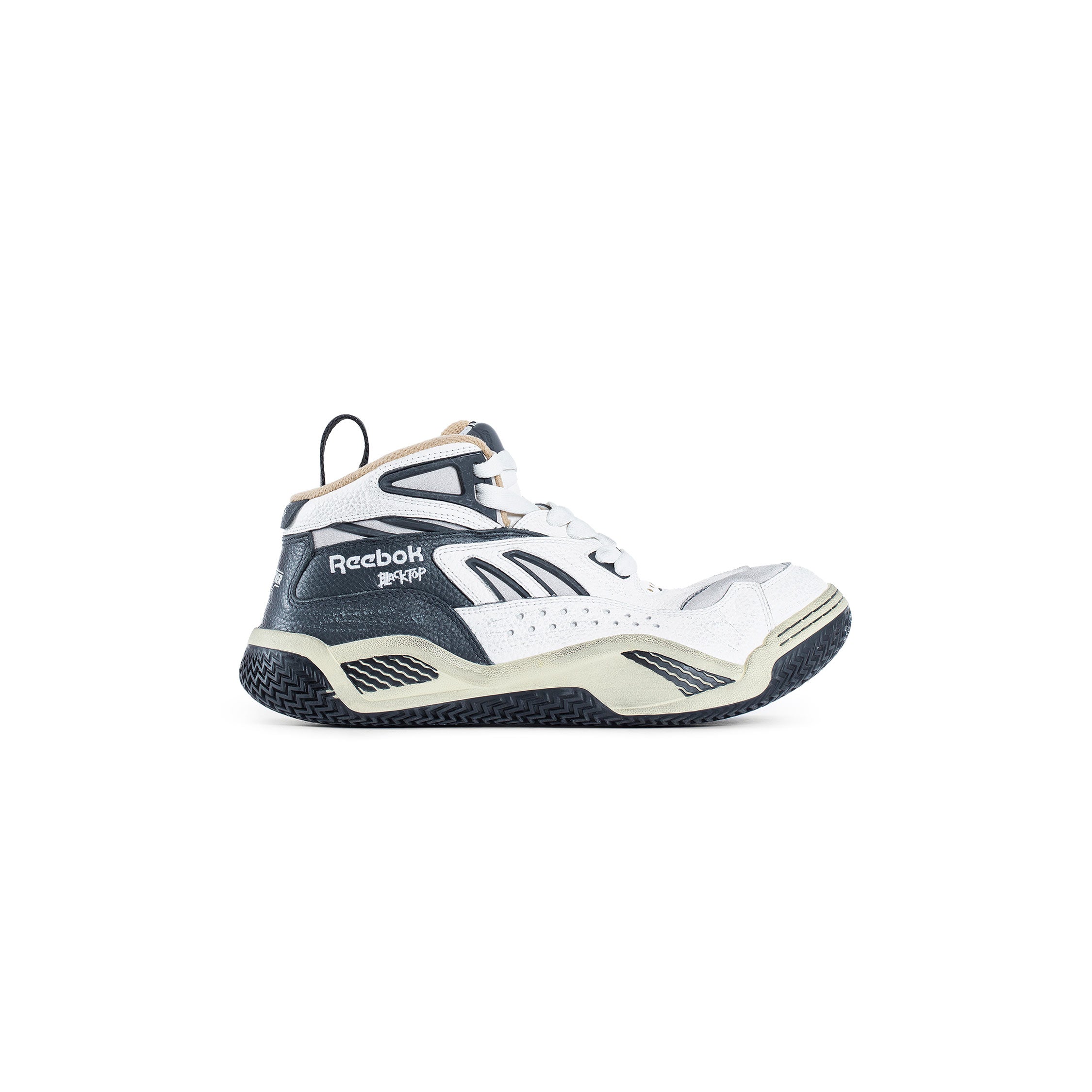 REEBOK MAN BLACK & WHITE SNEAKERS