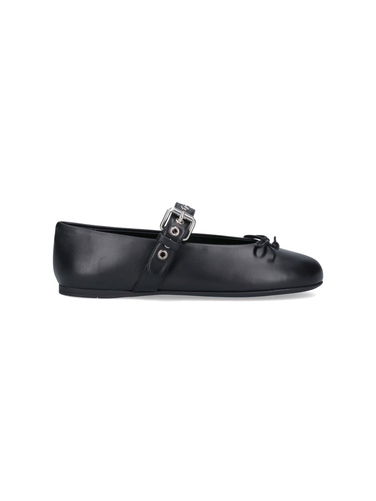 miu miu Ballet Shoes With Strap Detail