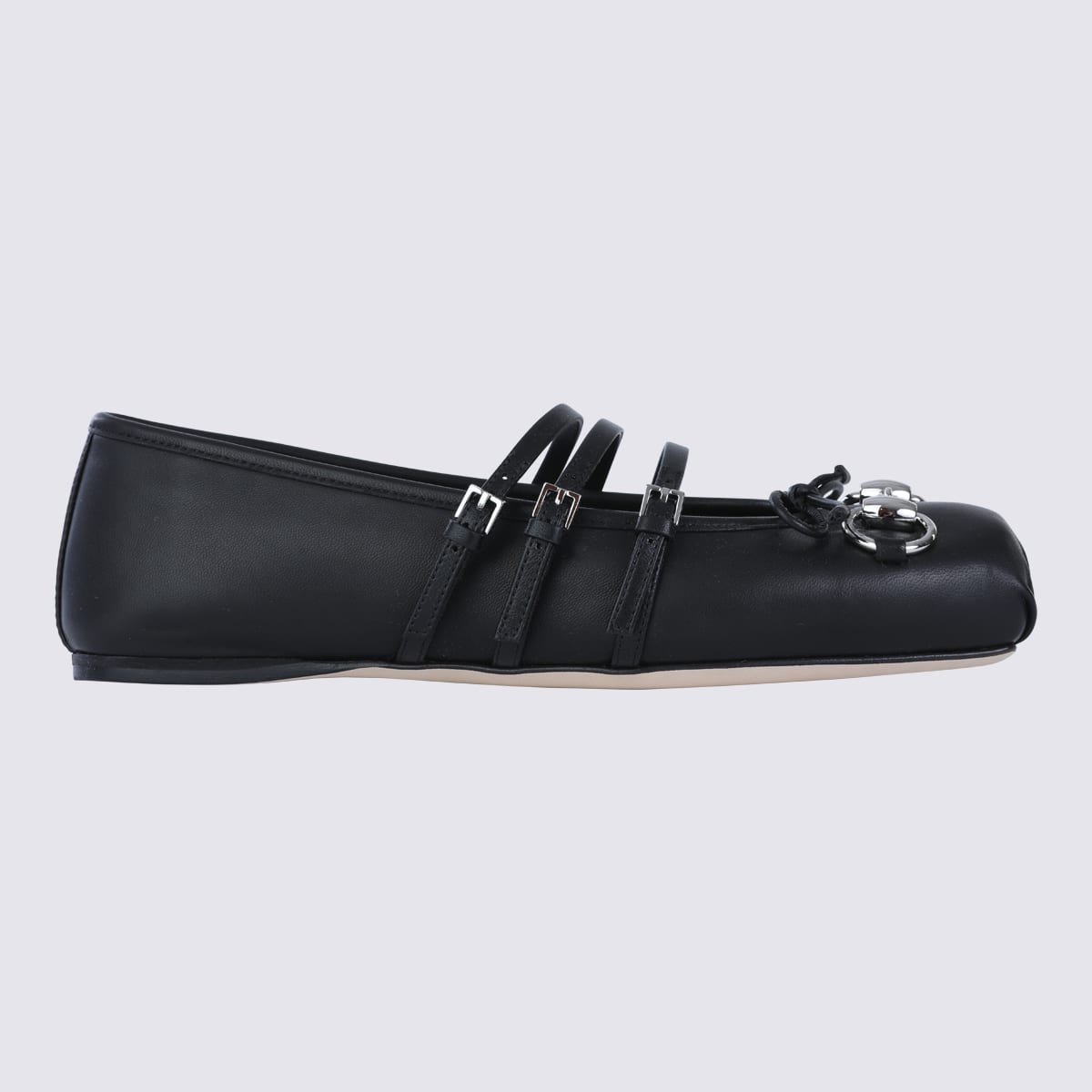 Gucci Black Flats