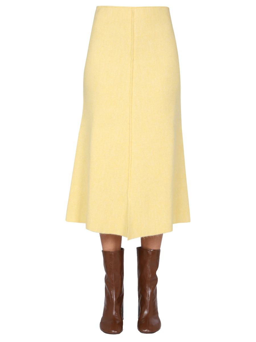 Jil Sander 中长款半身裙