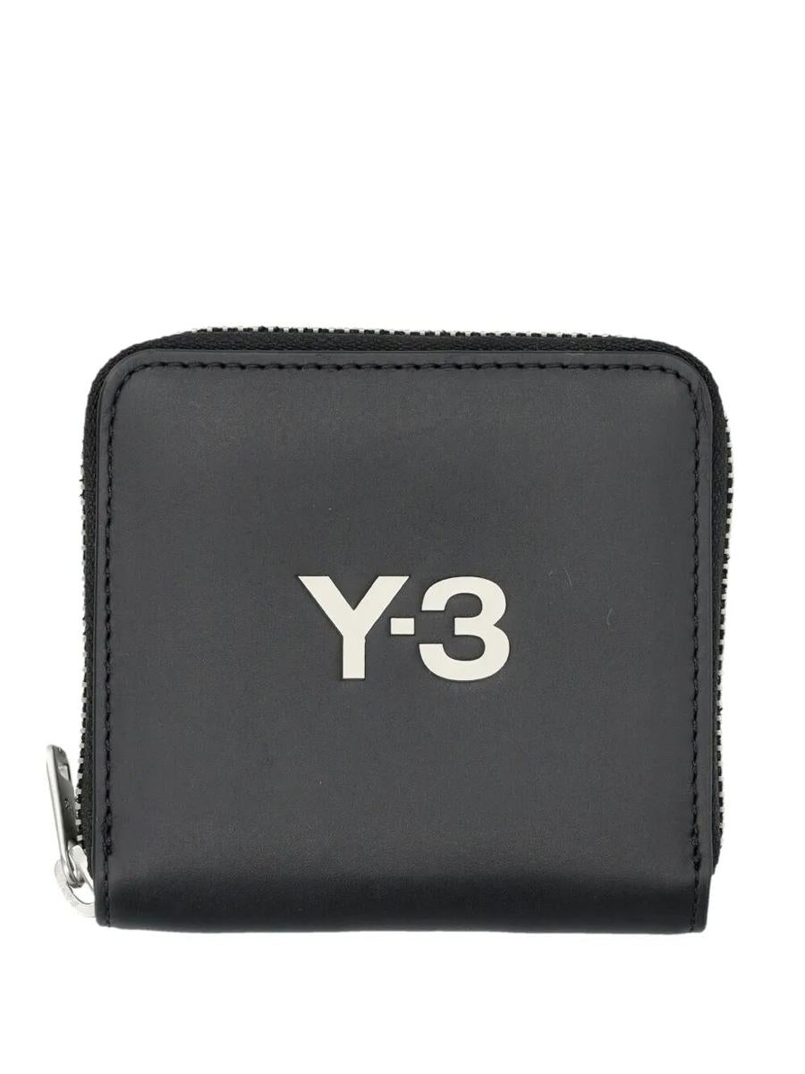 Y-3 Adidas Zip-Around Leather Wallet Accessories