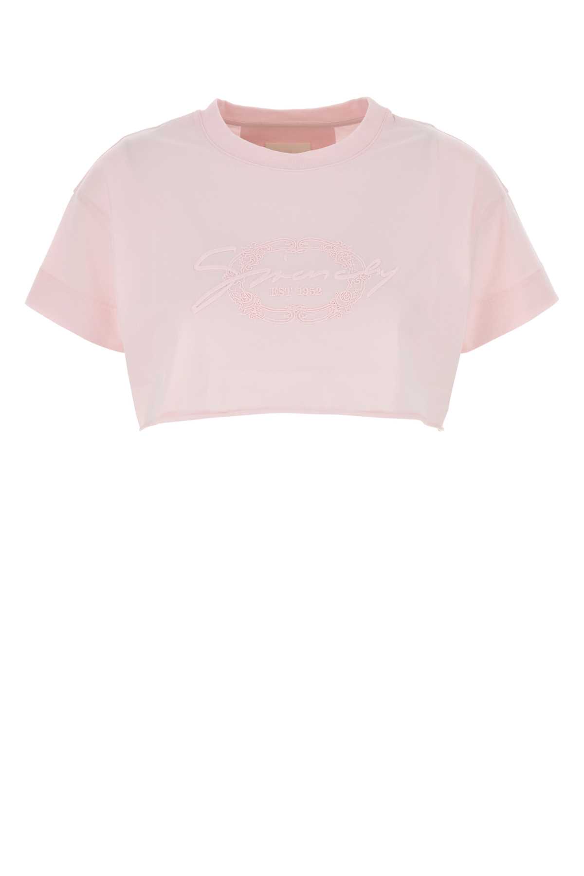 Givenchy 浅粉色棉质短款上衣